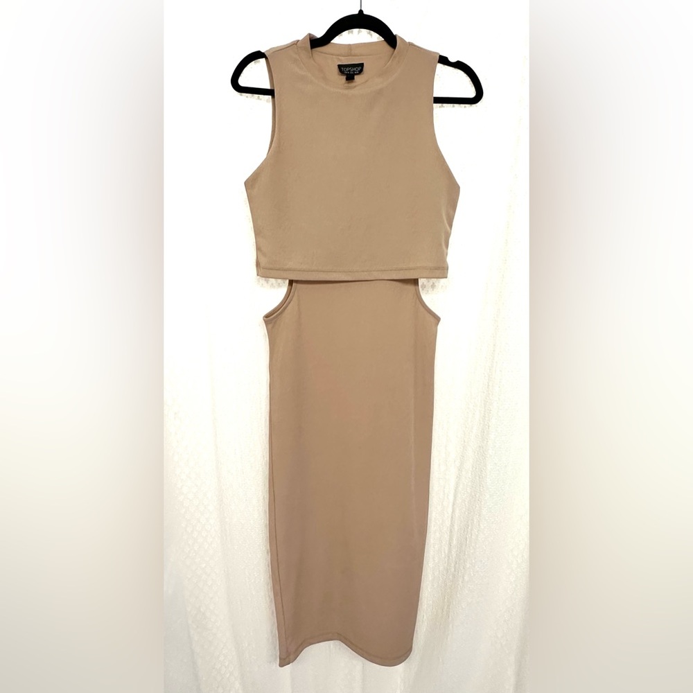 Topshop | Bodycon Midi Dress. Size 6